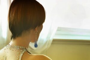 The turning of the ears