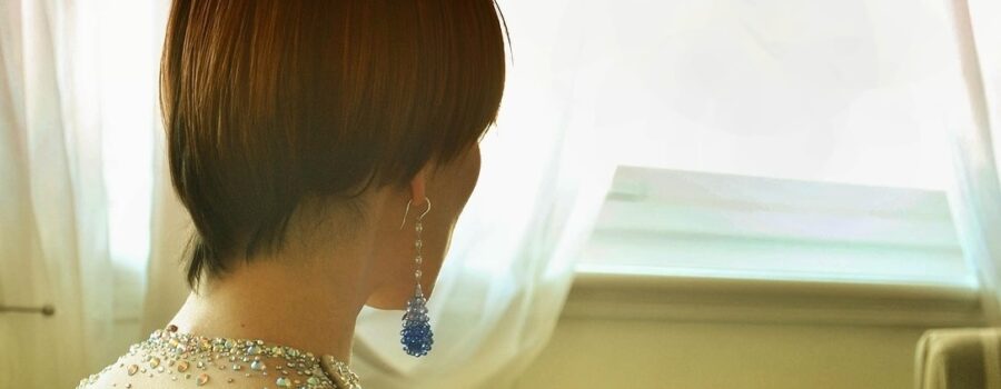 The turning of the ears